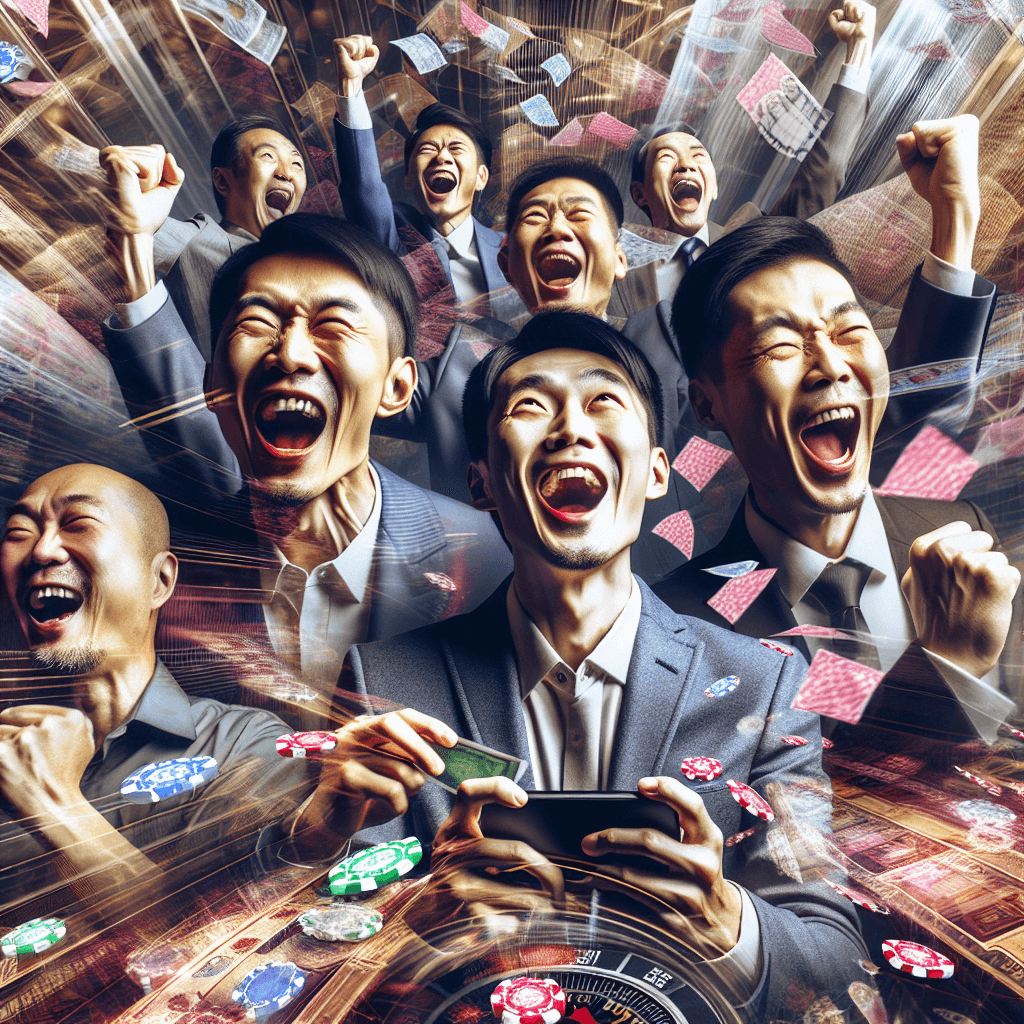 Winning at blackjack in a crypto casino, with cards and bitcoin chips shown